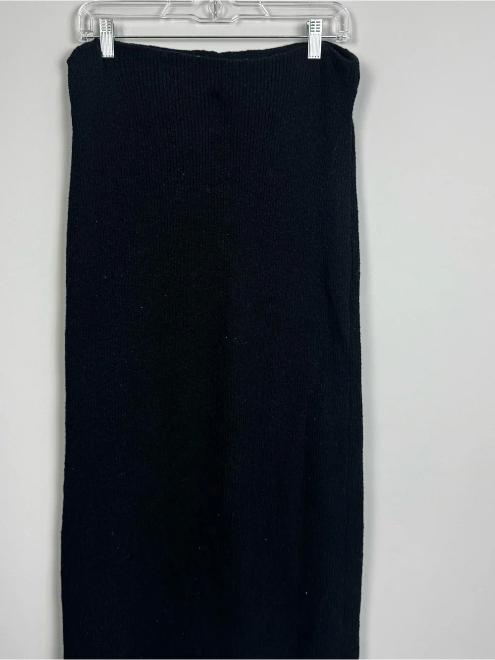 FREE PEOPLE | FP BEACH Black Ribbed Knit Maxi Skirt Women's Size Medium